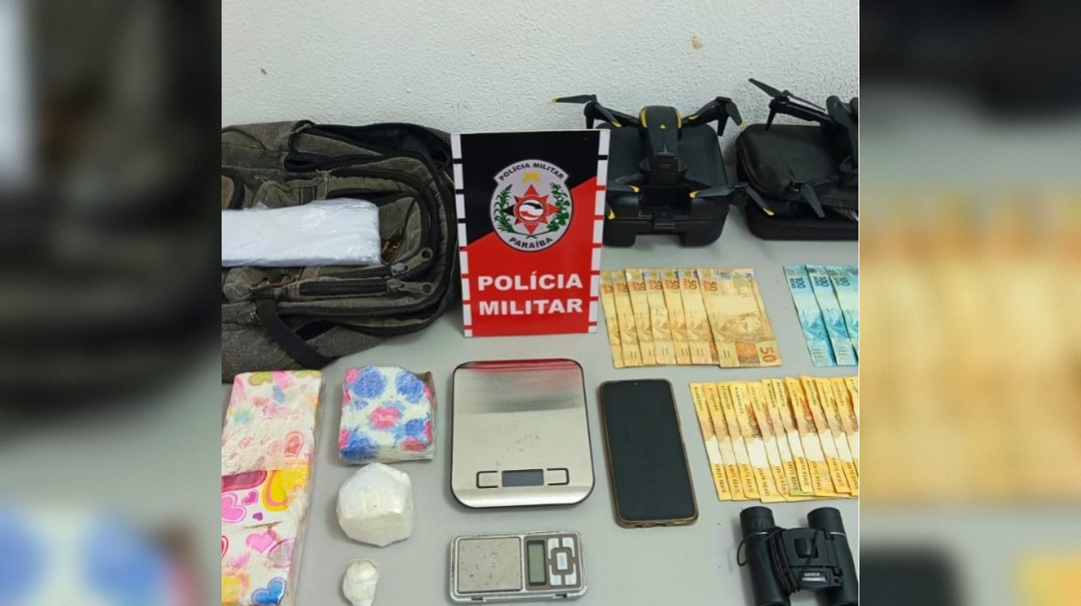 Suspeito de tráfico de drogas é preso e monitoramento criminoso com drones é desarticulado em São Mamede