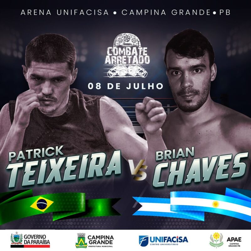 Patrick Teixeira x Brian Chaves, Combate Arretado, boxe