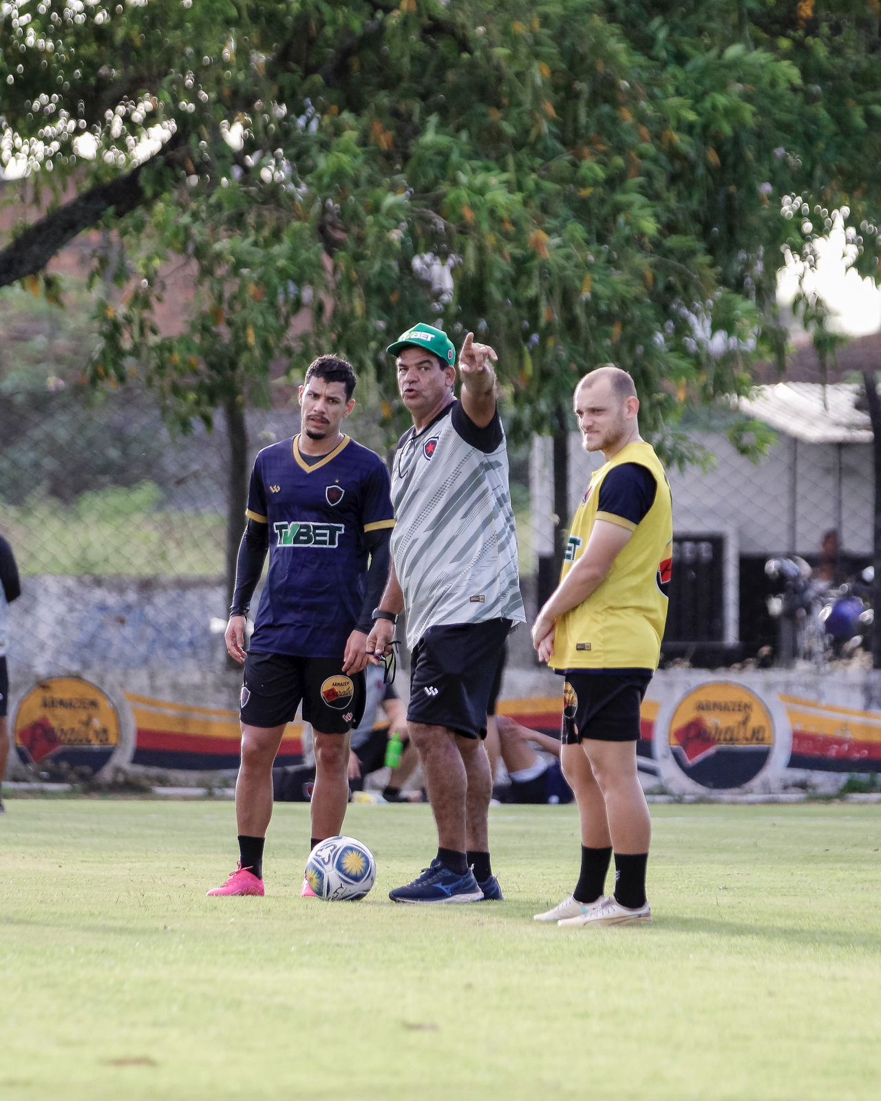 Botafogo-PB, treino, Moacir Júnior, técnico do Botafogo-PB
